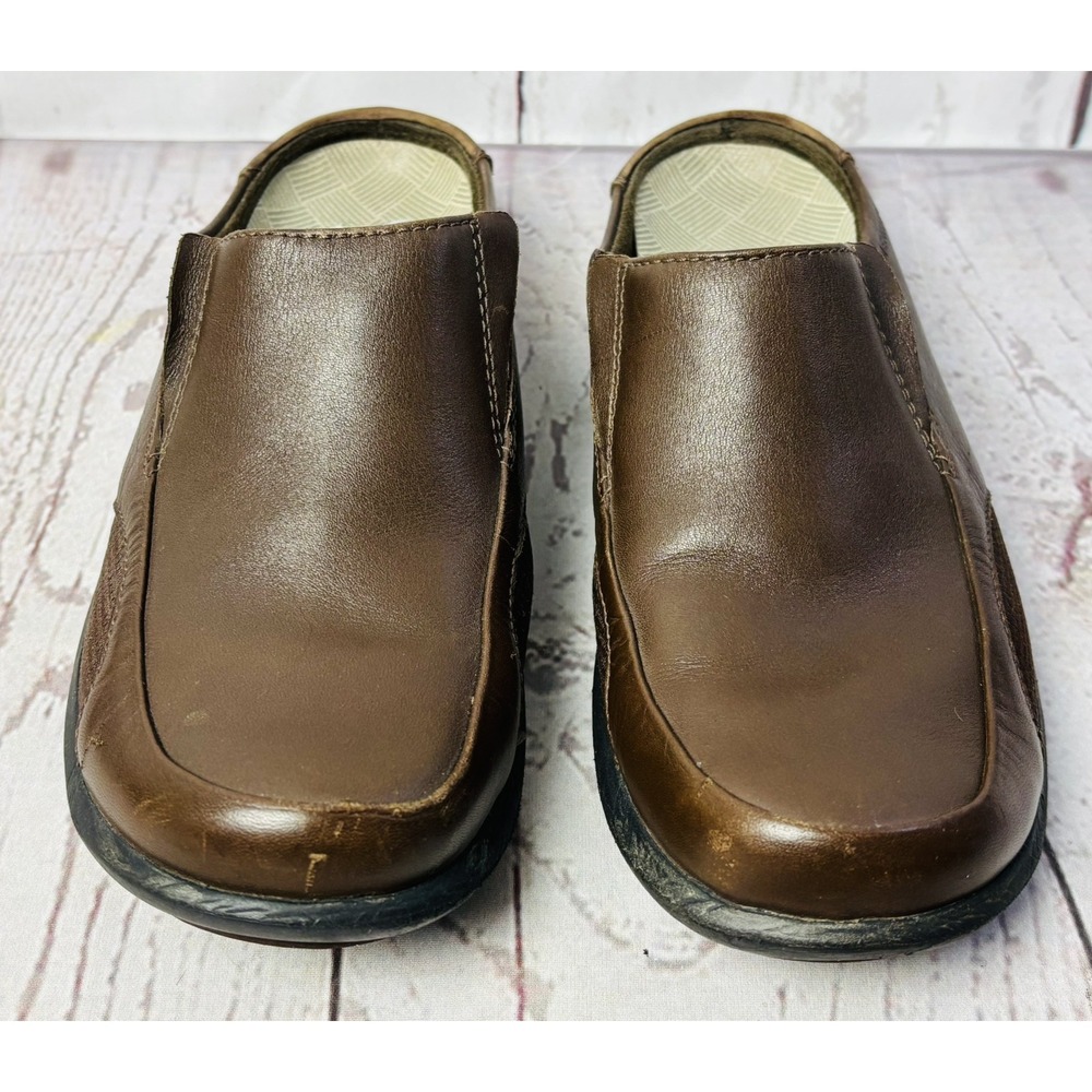 Merrell Quest Slide Mules‎ Clogs Loafers Shoes Womens Size 8 Brown Leather